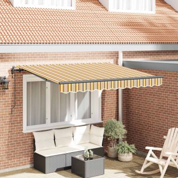 Tenda retrattile Giallo 300 x 200 cm Tessuto