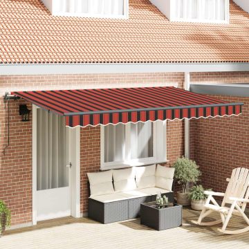 Tenda retrattile Arancione 350 x 200 cm Tessuto