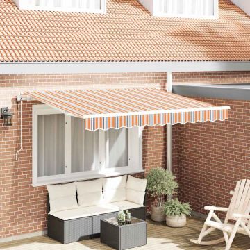 Tenda retrattile Multicolore 350 x 200 cm Tessuto