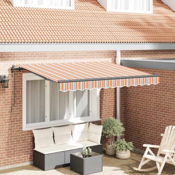 Tenda retrattile Multicolore 350 x 200 cm Tessuto