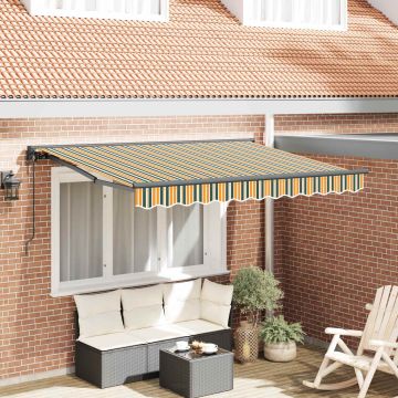 Tenda retrattile Verde 350 x 200 cm Tessuto