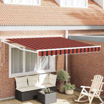 Tenda retrattile Arancione e Marrone 300 x 250 cm