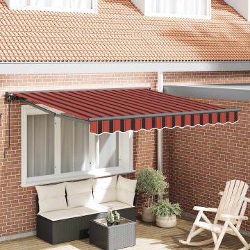 Struttura della tenda Arancione e Nero 300 x 250 cm