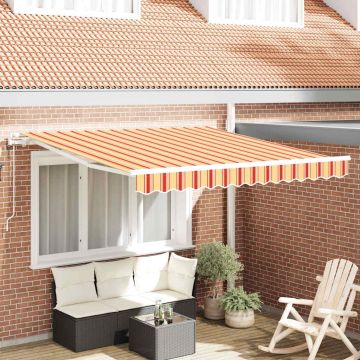 Tenda retrattile Giallo e Arancione 300 x 250 cm