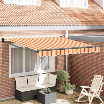 Tenda retrattile Giallo e Arancione 300 x 250 cm