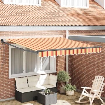 Tenda retrattile Giallo e Arancione 300 x 250 cm