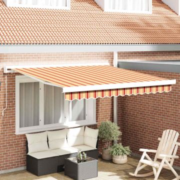 Tenda retrattile Giallo e Arancione 300 x 250 cm