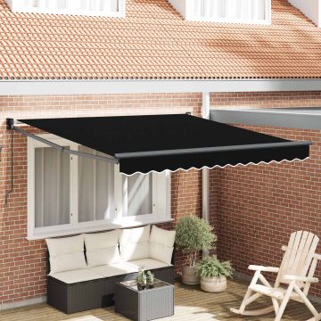Tenda retrattile Nero 300 x 250 x 165 cm
