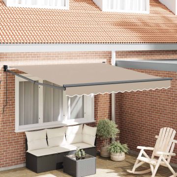 Tenda retrattile Beige 300 x 250 x 165 cm