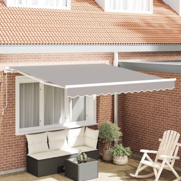 Tenda retrattile Grigio Chiaro 300 x 250 x 165 cm