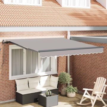 Tenda retrattile Grigio Chiaro 300 x 250 cm