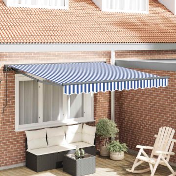 Struttura della tenda Blu e Bianco 350 x 250 cm