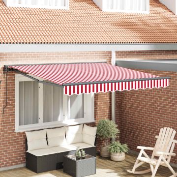 Struttura della tenda Rosso e Bianco 350 x 250 cm