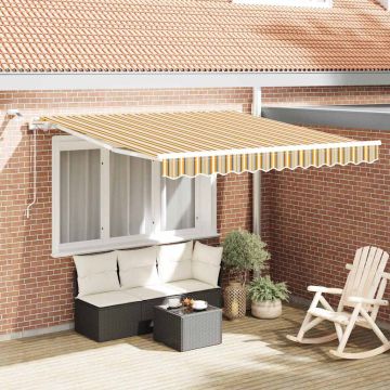 Tenda retrattile Multicolore 350 x 250 cm Poliestere