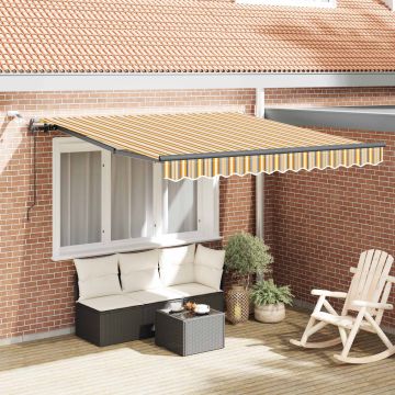 Tenda retrattile Multicolore 350 x 250 cm Poliestere