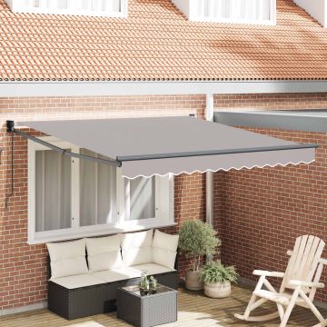 Tenda retrattile Grigio Chiaro 350 x 250 cm