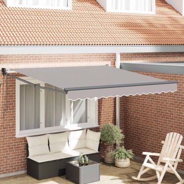 Tenda retrattile Grigio Chiaro 350 x 250 cm