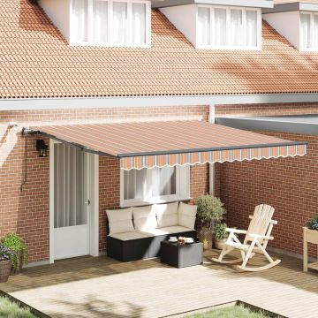 Tenda retrattile Multicolore 400 × 300 cm Poliestere