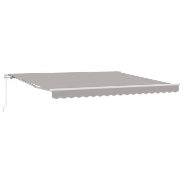 Tenda retrattile Grigio Chiaro 400 × 300 cm