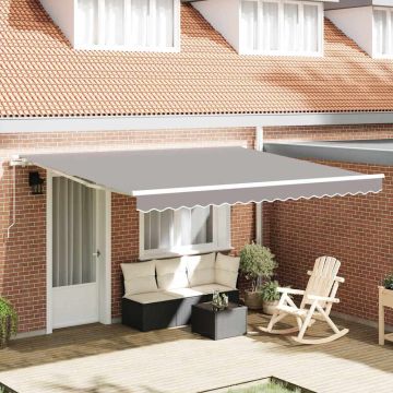 Tenda retrattile Grigio chiaro 400 x 350 x 165 cm