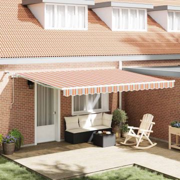 Tenda retrattile Multicolore 450 × 300 cm Poliestere