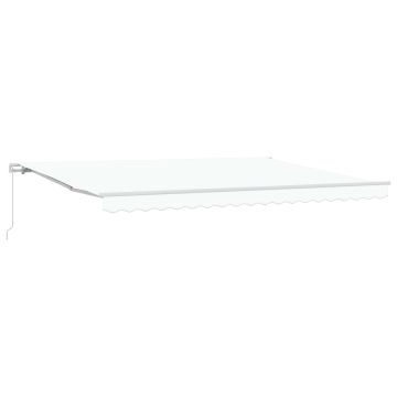 Tenda retrattile Bianco 450 x 300 x 165 cm