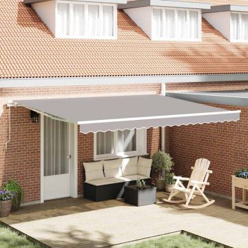 Tenda retrattile Grigio Chiaro 450 x 300 x 165 cm