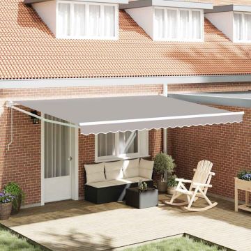 Tenda retrattile Grigio Chiaro 450 x 300 x 165 cm