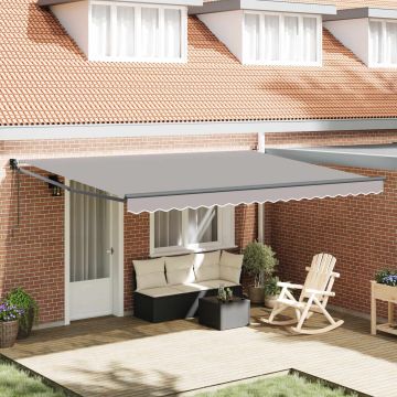 Tenda retrattile Grigio Chiaro 450 x 300 x 165 cm