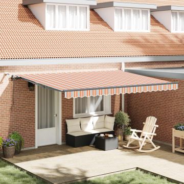 Tenda retrattile Multicolore 450 × 350 cm Poliestere