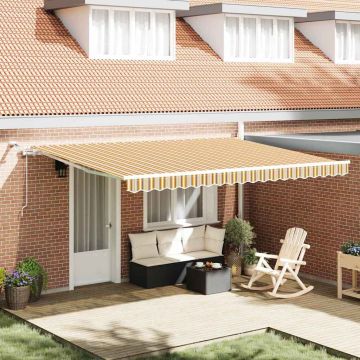 Tenda retrattile Multicolore 450 × 350 cm Poliestere