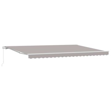 Tenda retrattile Grigio Chiaro 500 x 300 x 165 cm