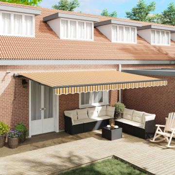 Tenda retrattile Multicolore 500 × 350 cm Poliestere