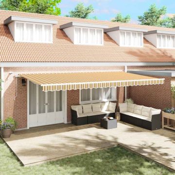 Tenda retrattile Multicolore 600 × 350 cm Poliestere