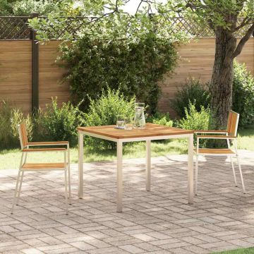 Set da pranzo per esterni 3 pz 90 x 90 x 75 cm