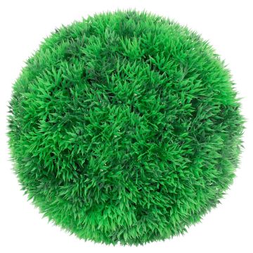 Sfere di Bosso Artificiale con Luci LED 2 pz Verdi 22 cm