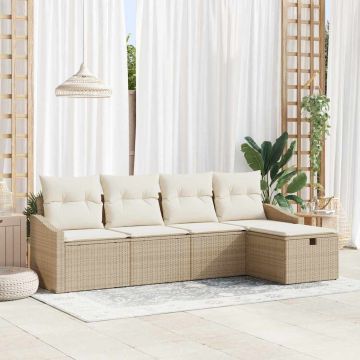 Set di divani 6 pz polyrattan