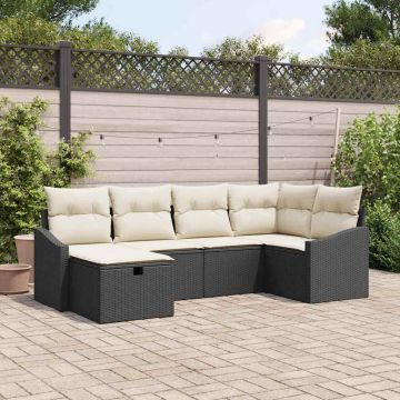 Set di divani 7 pz polyrattan