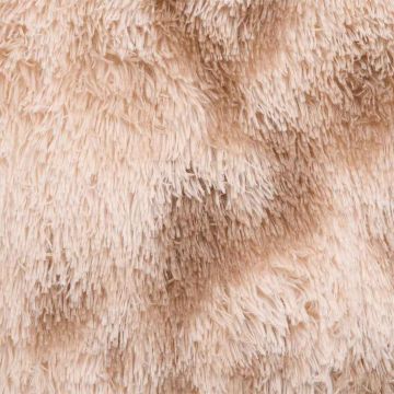 Tappeto Shaggy a Pelo Lungo Crema 200x140 cm