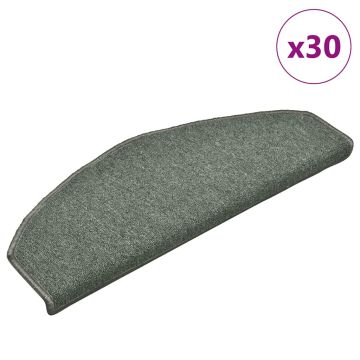 Tappetini per scale autoadesivi 30 pz 65 x 24 x 4 cm Non-Slip