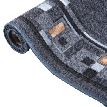 Tappeto Corsia Antracite 67x350 cm Antiscivolo