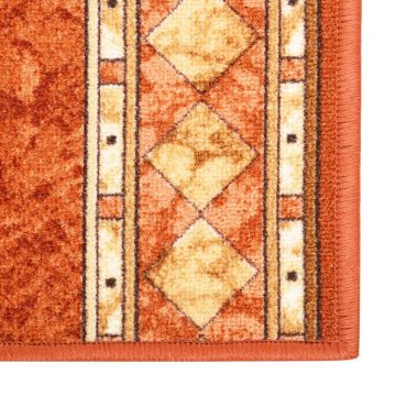 Tappeto Corsia Terracotta 80x300 cm Antiscivolo