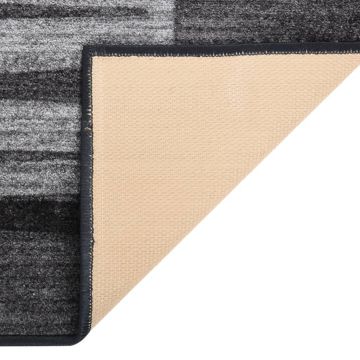 Tappeto Corsia Antracite 80x500 cm Antiscivolo