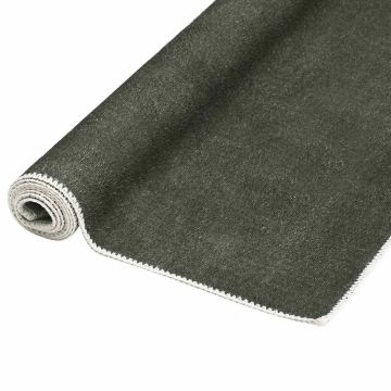 Tappeto Lavabile Pieghevole Grigio Talpa 160x230 cm Poliestere