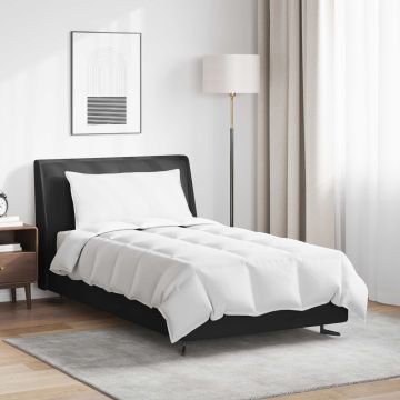 Piumone Estivo con cuscino 2 pz Bianco Piuma d'anatra