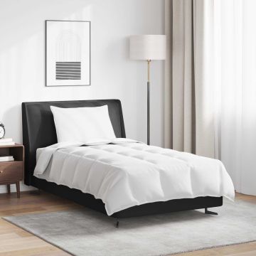 Piumone 2-in-1 con cuscino 2 pz Bianco Piuma d'anatra