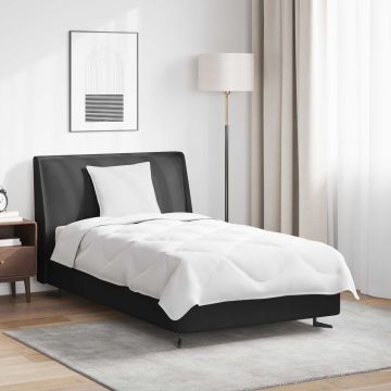 Piumone Estivo con cuscino 2 pz Bianco Microfibra