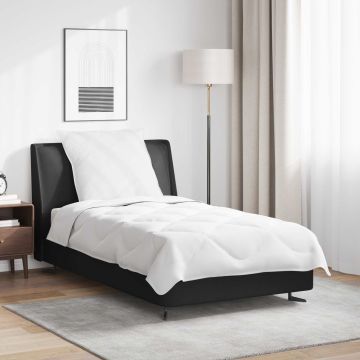 Piumone Estivo con cuscino 2 pz Bianco Microfibra