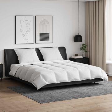 Set di Piumoni con cuscino 3 pz Bianco Piuma d'anatra