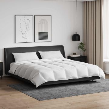 Set di Piumoni con cuscino 3 pz Bianco Piuma d'anatra